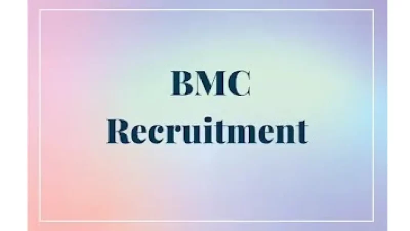 BMC Mega Recruitment