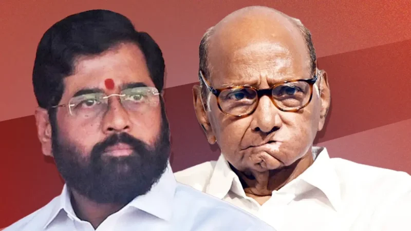 Sharad Pawar-eknath shinde