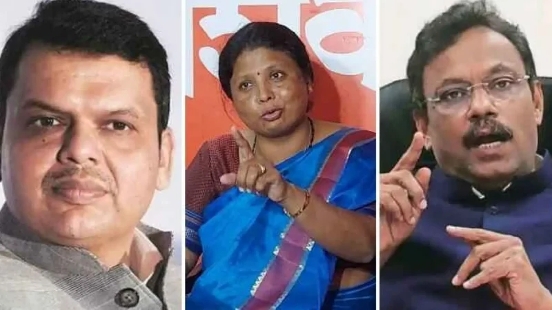 Devendra Fadnavis-Vinod Tawade-Sushma Andhare