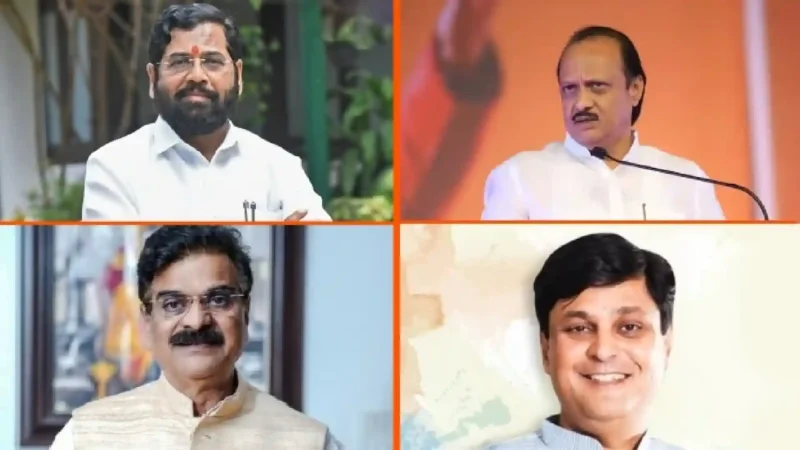 Eknath Shinde-Ajit Pawar-Vijay Shivtare-Chetan Tupe