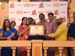 Over 12,000 Students in Pune Create Record with Simultaneous Ganesh Stotra Recitation; Initiative Enters Asia Book of Records
