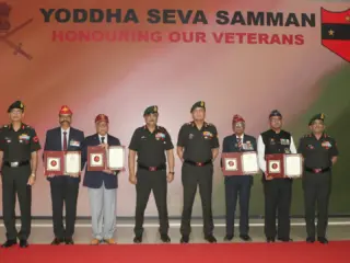 COAS REVIEWS OPERATIONAL PREPAREDNESS AT SOUTHERN COMMAND; FELICITATES VETERANS WITH YODDHA SEVA SAMMAN