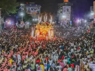 Pune: Grand Procession Bids Emotional Farewell to Shrimant Bhausaheb Rangari Ganpati
