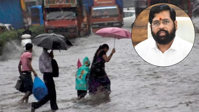 Eknath Shinde-Pune Rain