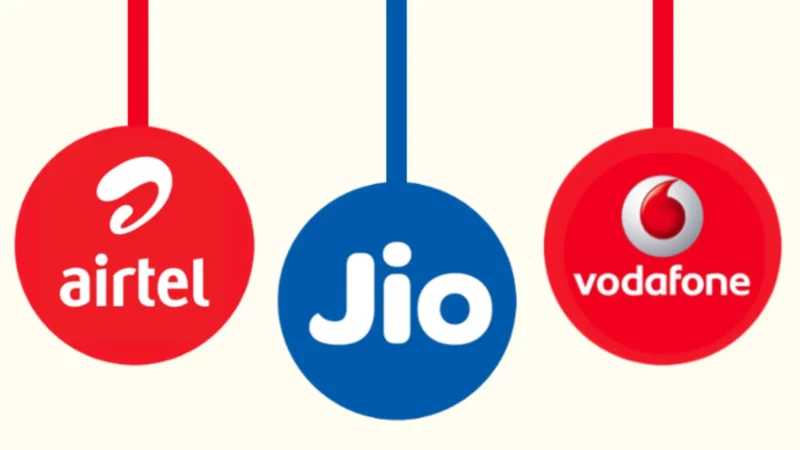 Jio, Airtel, Vodafone