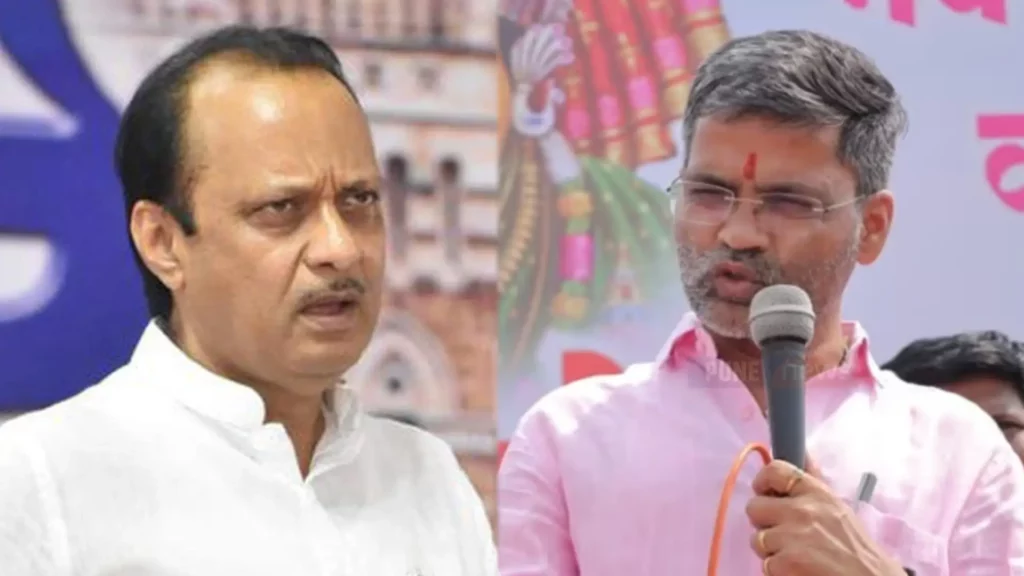 Nilesh Lanke-ajit pawar