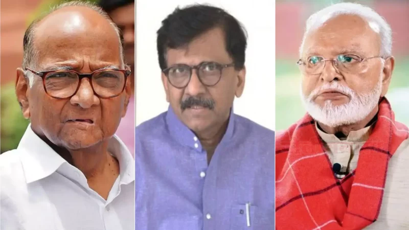 sharad pawar-sanjay raut-chhagan bhujbal