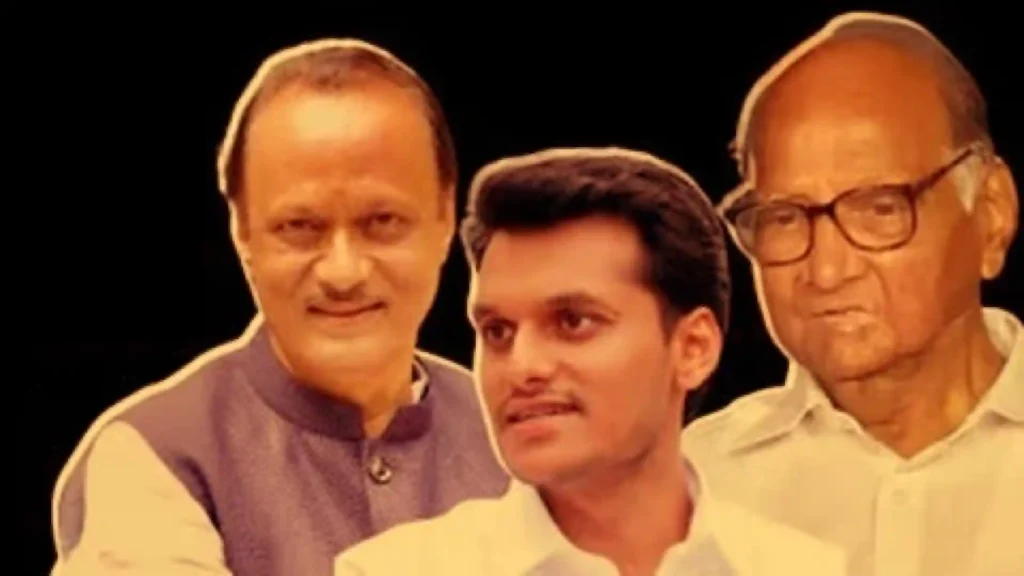 Ajit Pawar - Yugendra Pawar - Sharad Pawar