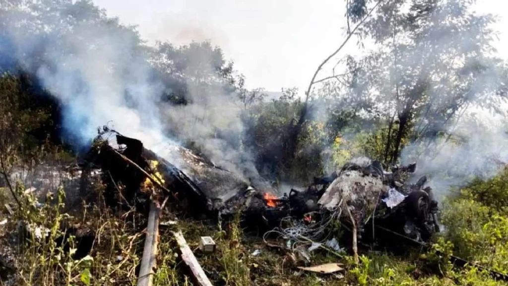 Helicopter Crash In Bavdhan Pune