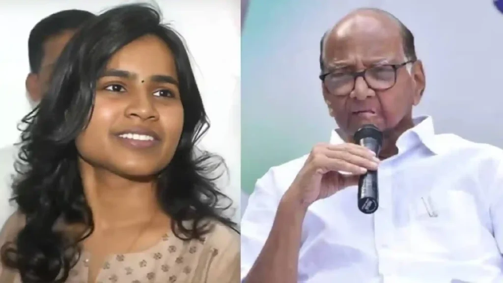 Siddhi Ramesh Kadam-Sharad Pawar