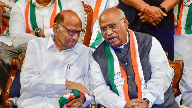 Mallikarjun Kharge-Sharad Pawar