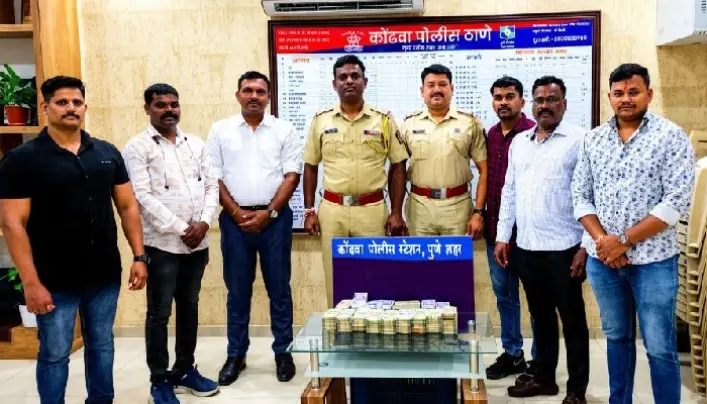 Pune Crime News | The worker's plan of stealing a bag worth 29 lakh by assaulting someone was exposed in 2 hours, Kondhwa police arrested both him and his accomplice