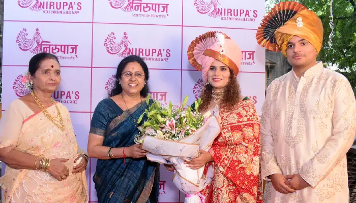 Nirupa’s Yeola Paithani & Silk Sarees Pune outlet | Nirupa’s Yeola Paithani & Silk Sarees Pune Outlet | 'Nirupa’s Yeola Paithani & Silk Sarees' has opened a store on Bhandarkar Road for customers in Pune.