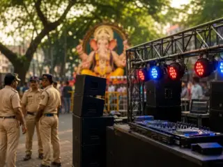 Pune Police – DJ Sound Testing | पुणे : दहीहंडी-गणेशोत्सवापूर्वी पोलिस आयुक्तालयात डीजे साउंड सिस्टिमची चाचणी; पोलीस आयुक्त्त अमितेश कुमार यांच्या उपस्थितीत डेसिबल तपासणी (Video)