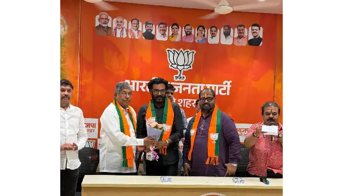 Pramod Nimhan Joins BJP | NCP's Pramod Nimhan joins BJP