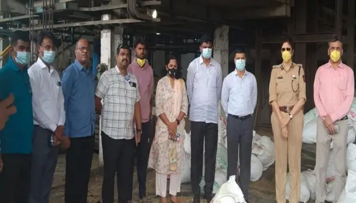 Pune CID News | Eco-friendly disposal of 9,536 kg of ganja in Ranjangaon; goods worth 12.47 crore destroyed