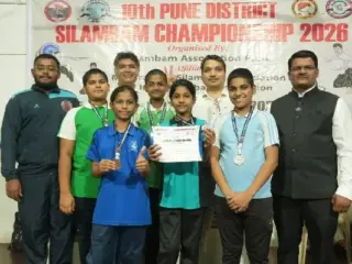 Pune News | १० वी पुणे जिल्हा सिलंबम चॅम्पियनशिप २०२६ उत्साहात संपन्न