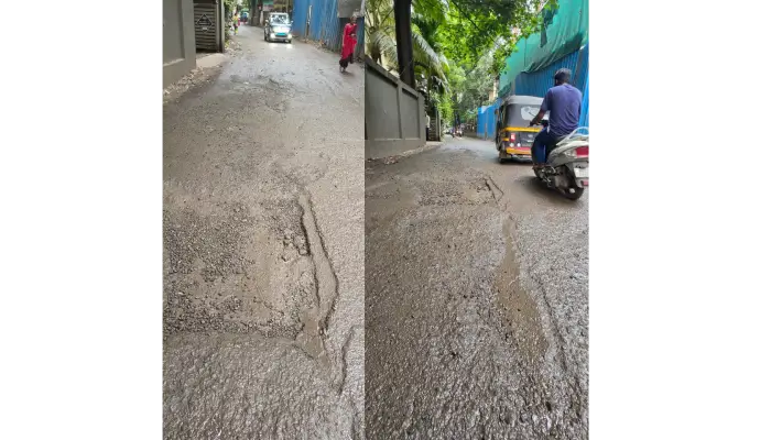 Sandeep Khardekar | Don't just patch the pothole-filled roads in Pune, rebuild them; Sandeep Khardekar asks officials to inspect them on a two-wheeler