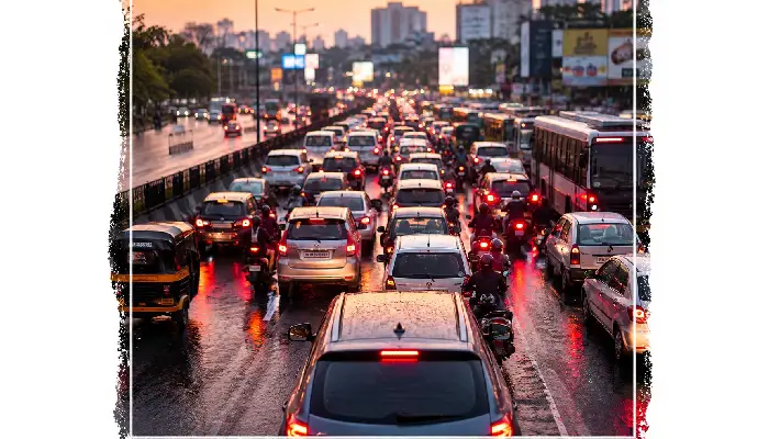Pune Traffic News | TomTom Traffic Index 2025: Pune ranks fifth in the world for traffic jams; Pune residents waste 152 hours in traffic