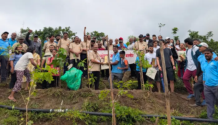 Tree Plantation In Pune | Tree plantation on Vasundhara Hill under the 'Ek Peed Punit Dada Ke Naam' campaign