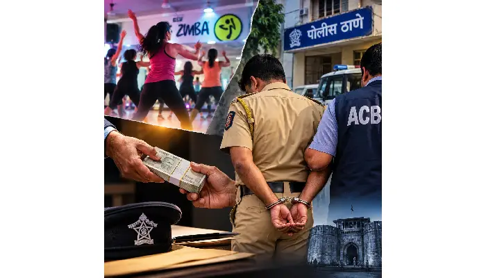 Pune ACB Trap | Pune: A police constable caught in the anti-corruption net while taking a bribe of 5 lakh rupees after first taking 2 lakh to avoid action over the trouble caused by Zumba dance