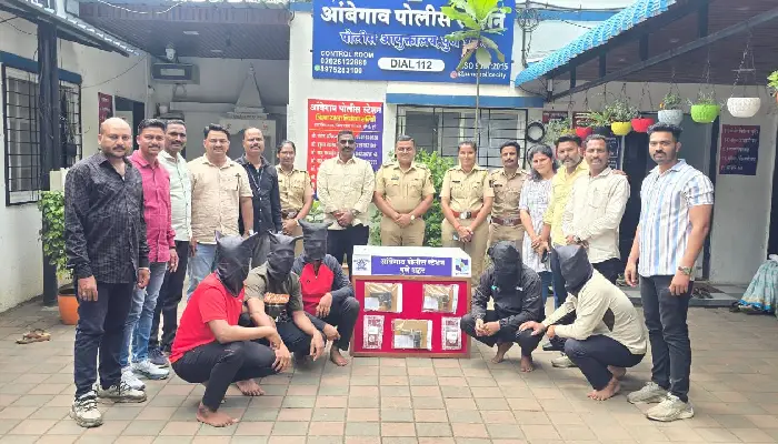 Pune Crime News | Pune: Ambegaon police seized 3 Gavathi pistols, 4 live cartridges after catching the criminals on record who escaped after firing from an old dispute.