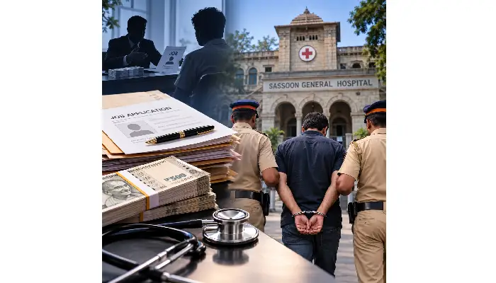 Pune Crime News | 9 lakh fraud under the pretext of a clerk's job at Sassoon Hospital; husband of a Sassoon Hospital employee arrested.
