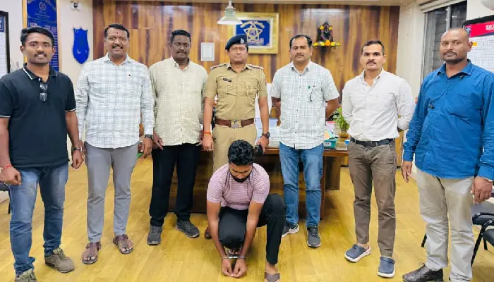 Pune Crime News | The criminal who was wanted for 6 months in a marijuana smuggling case was caught by Bharati University police