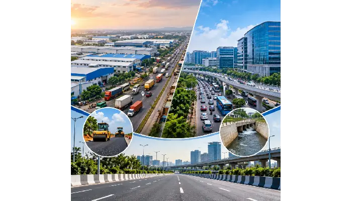 Chakan-Hinjewadi News | Pune: ₹1,400 crore for traffic congestion relief and infrastructure development in the Chakan belt; a ₹426.54 crore plan to alleviate congestion in Hinjawadi.