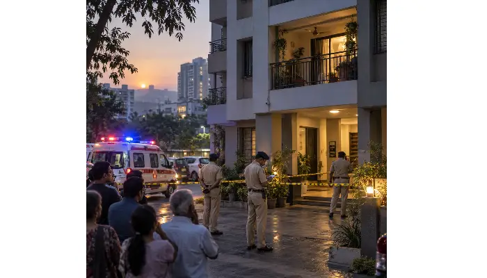 Pune Pimpri Crime News | Pune: Husband jumps from gallery after wife kills him with a sharp weapon; incident in Dehugaon