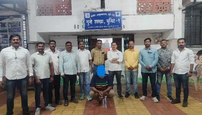 Pune Crime News | The criminal who had been on the run for 2 months in the POSCO case was nabbed from the camp by Unit 1 of the crime branch team.