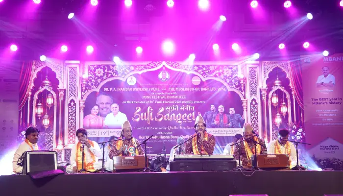 Pune Festival 2026 | Grand Sufi music concert concludes at the 38th Pune Festival.