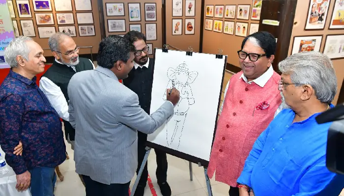 Pune Festival 2026 | A vibrant gathering of cartoons at the Pune Festival; 300 artworks by over 110 artists on display.