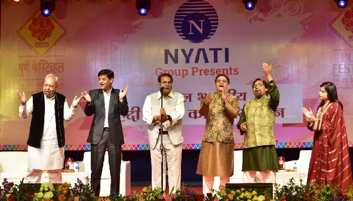 Pune Festival 2026 | Hindi Humorous Poets' Gathering Enthralls at Pune Festival; Audience Enthusiastically Appreciates Satire, Irony, and Humor.