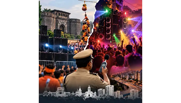 Pune Ganeshotsav | Pune: 'Four Base, Four Top' effect in the city; but booming DJ in the suburbs