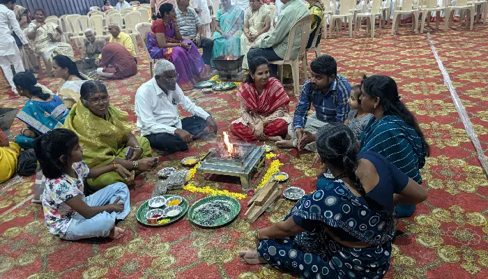 Pune News | Vishva Hindu Parishad Katraj District celebrated its anniversary with enthusiasm through 'Samrasata Mahayagya' and 'Om Namah Shivaya' chanting ritual