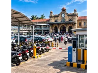 Pune Railway Station Parking | पुणे रेल्वे स्थानकाच्या पार्किंग ठेकेदाराचा परवाना रद्द; कंपनीला २ लाखांचा दंड
