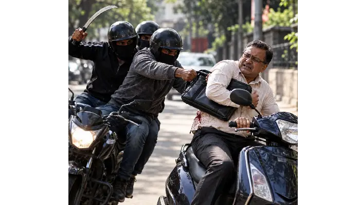 Pune Crime News | Pune: Attempt to rob a trader from the Market Yard in broad daylight near Salisbury Park; trader seriously injured