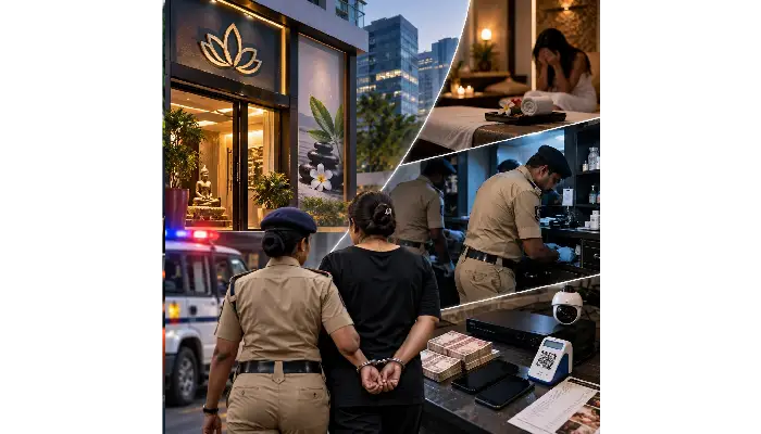Pune Crime News | Pune: Alleged prostitution racket uncovered behind a spa in Kharadi; manager 'Radhika' taken into custody, woman released
