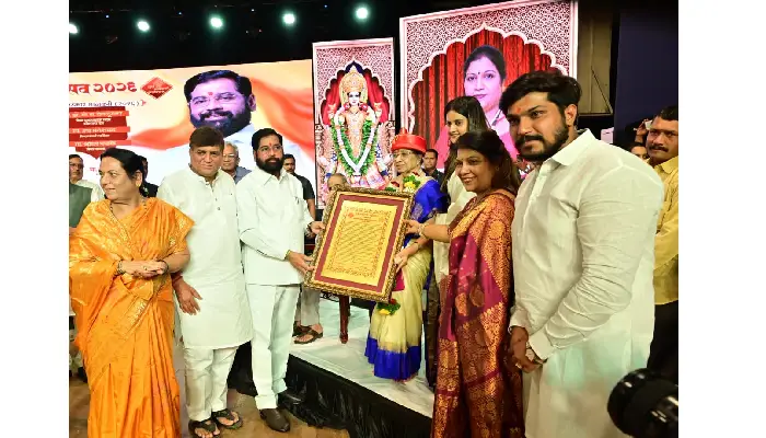 Pune Navratri Mahotsav | Baliraja's first claim on the state treasury; Will not hesitate to help: Eknath Shinde