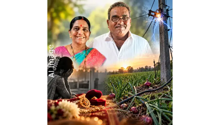 Jalgaon Crime News | Cruel twist of fate! Just as preparations for the girl's engagement were underway, her parents pass away; electrocuted, joy turns into sorrow!