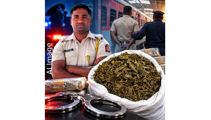 Pune Crime News | Pune: The very protector of law turned out to be a marijuana smuggler! Police officer arrested; 12 kg of marijuana seized