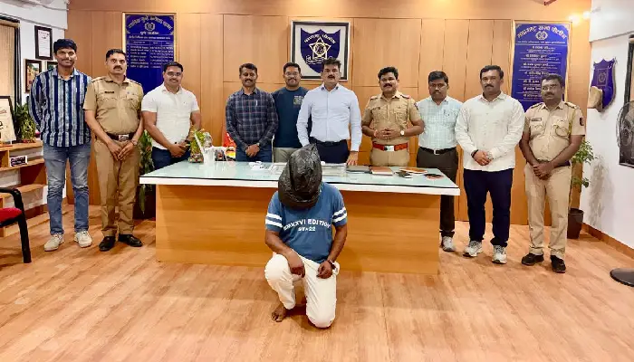 Pune Crime News | Notorious criminal Tushar Hambir, who had been on the run for the past 8 months for trying to kill someone by kidnapping a child for ransom and putting a gun barrel in his mouth, has been arrested from Fursungi.