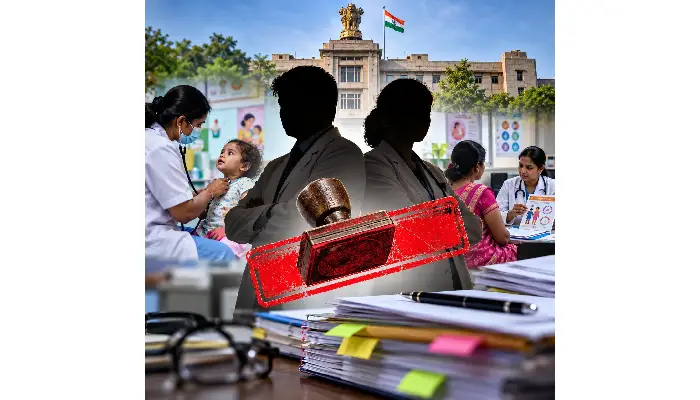 Health Department News | Pune: Negligence in child health and family planning initiatives proves costly; two Assistant Directors of the Health Department placed under suspension.