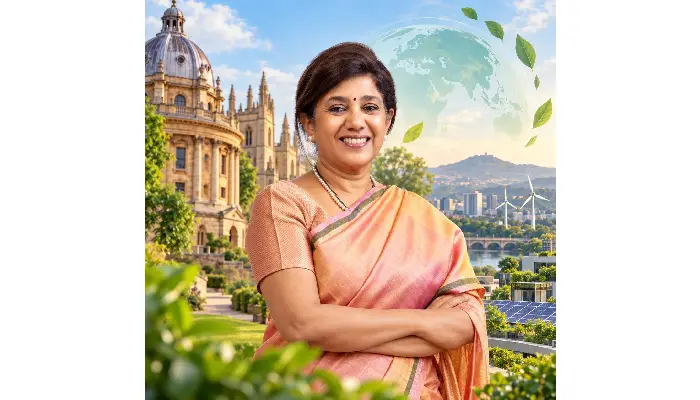 Vandana Chavan | Former mayor and MP Vandana Chavan selected as a 'Climate Leader' by Oxford University's 'Climate Leadership Research Center'